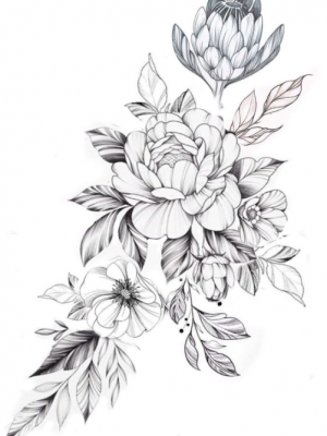 Flowers Tattoo design