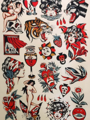 OldSchool Tattoo design