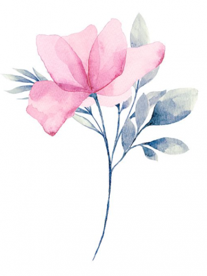 Watercolor tattoo design